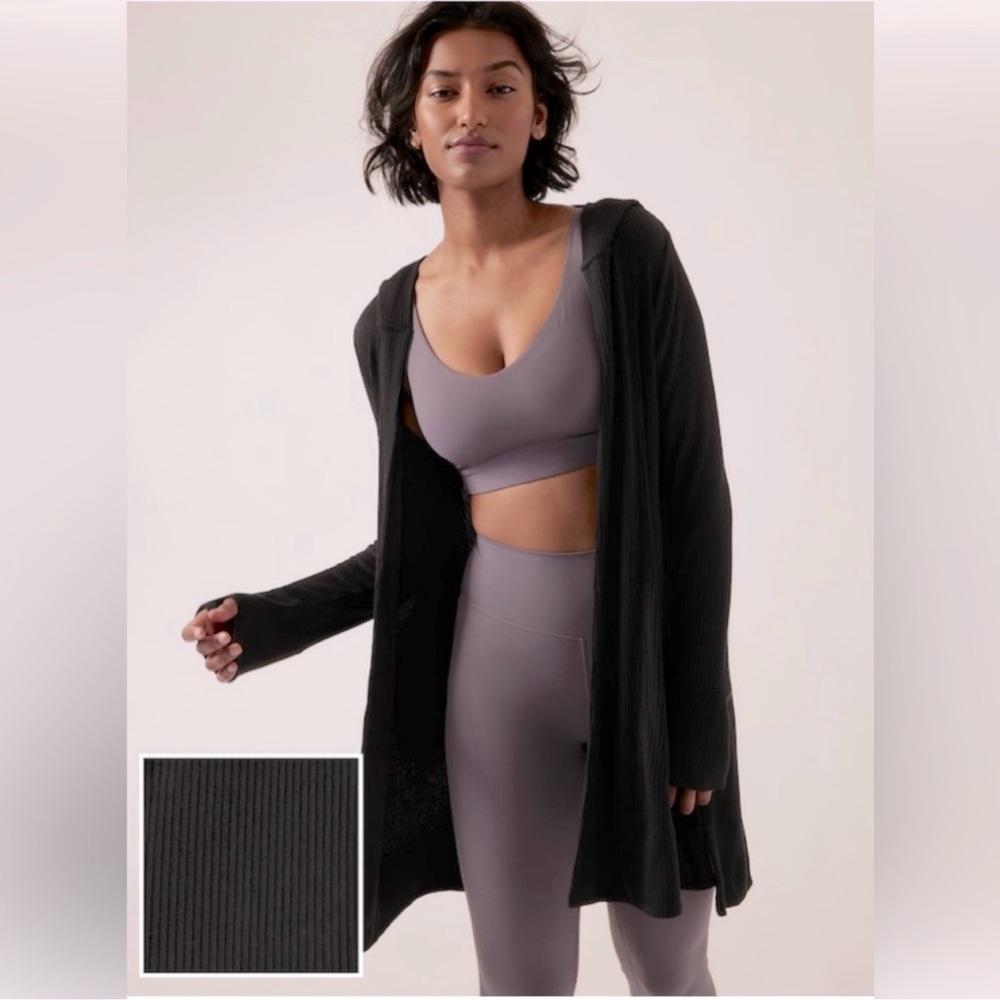 NWT-Athleta Black Harmony Pose Wrap, M